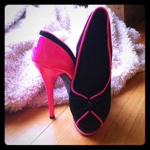 Liliana Y2K  hot pink stiletto heels